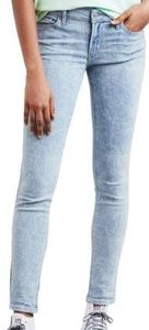 Levi's Womens 711 Skinny Jeans Denim Vintage Soft